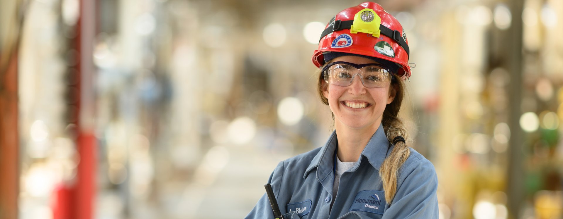 I get to do a little bit of everything as a Monument Engineer – including troubleshooting equipment and processes, solving quality issues, and studying trends. Basically, I am always looking for ways to make operations safer and more efficient! – Alexandra